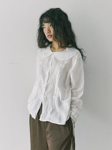 Mori lace blouse / White - HOKUSPOKUS - Modalova