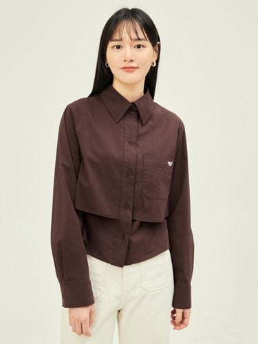 Layer Embroidery Pocket Shirt Blouse GP8M0BL911 - JJ JIGOTT - Modalova