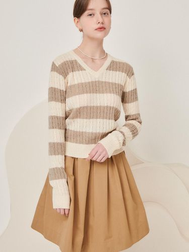 Long sleeve stripe pullover knitwear GN9P1POW5 - JJ JIGOTT - Modalova