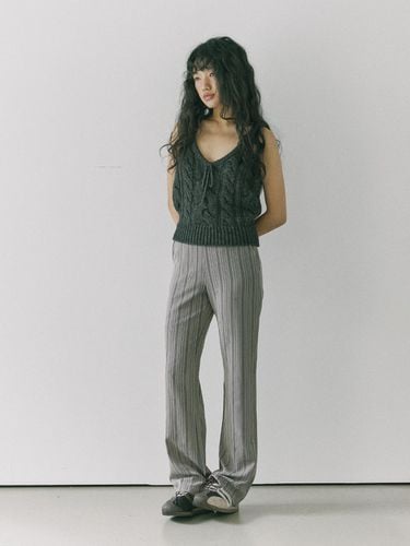 Birkin Stripe Pants / Gray - HOKUSPOKUS - Modalova