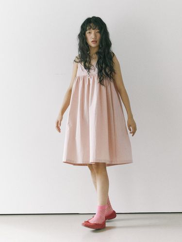 Volume slip dress / Pink - HOKUSPOKUS - Modalova