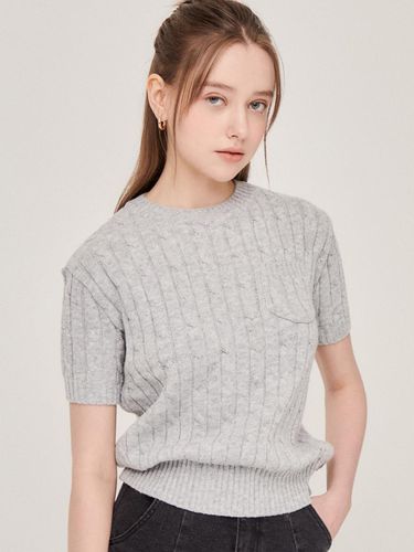 Patch Pocket Cable Pullover Knit GN9P1POW2 - JJ JIGOTT - Modalova