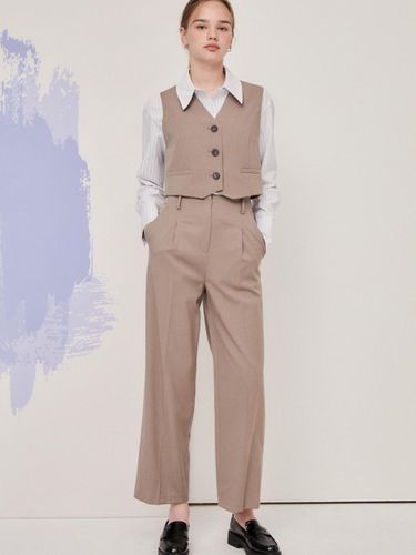 Long Wide Wool Pants GN9A0SLJ2 - JJ JIGOTT - Modalova