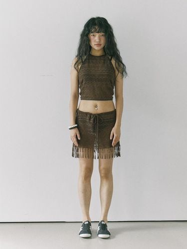 Exotic tassel skirt / Brown - HOKUSPOKUS - Modalova