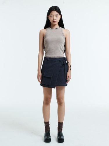 Denim wrap skirt / Blue - HOKUSPOKUS - Modalova