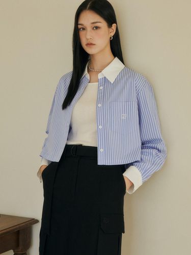 Cropped striped blouse GN9P0BLR1 - JJ JIGOTT - Modalova