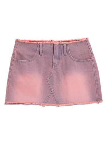 PINKY MINI DENIM SKIRT_PINK - HIGHSCHOOLDISCO - Modalova