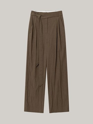 Tuck & Tie Pants (beige brown) - OWN FEATURE COLOUR.OFC - Modalova