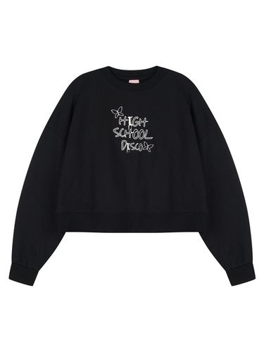 Melting Butterfly Sweatshirt Black - HIGHSCHOOLDISCO - Modalova