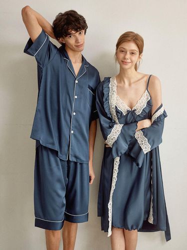 Couple Kalashatin Sleep Robe Pajamas Sets - LUNALUZ STUDIO - Modalova