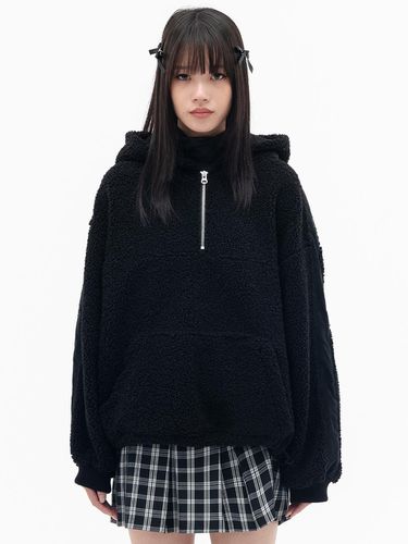 Fur Fleece Hood_Black - HIGHSCHOOLDISCO - Modalova