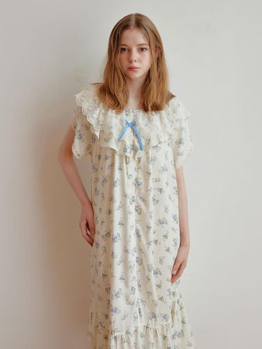 Rabien Modal Round Neck Short-Sleeved Dress Pajama - LUNALUZ STUDIO - Modalova