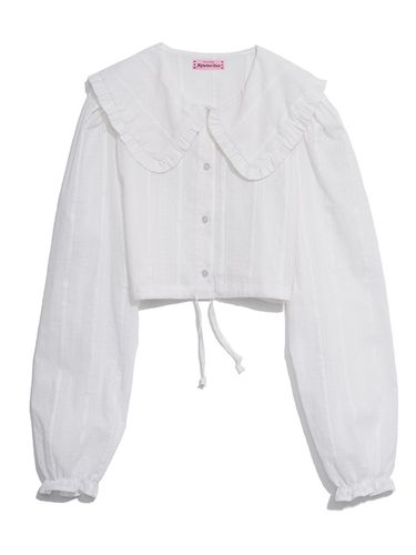 RUFFLE COLLAR BLOUSE_WHITE - HIGHSCHOOLDISCO - Modalova