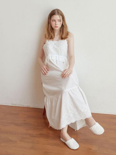 Julia Cotton Sleeveless Dress Pajamas - LUNALUZ STUDIO - Modalova