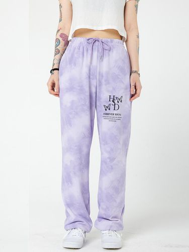 BUTTERFLY LOGO SWEAT PANTS PURPLE - HIGHSCHOOLDISCO - Modalova