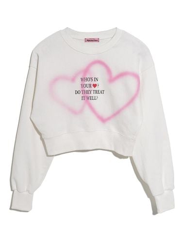 DOUBLE HEART SPRAYED SWEATSHIRTS - HIGHSCHOOLDISCO - Modalova