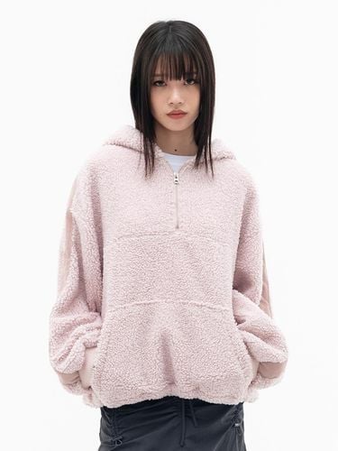 Fur Fleece Hood_Light Pink - HIGHSCHOOLDISCO - Modalova