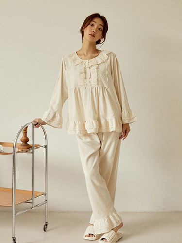 Hazel cotton long-sleeved Pajamas - LUNALUZ STUDIO - Modalova