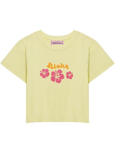 Wave Aloha Cropped T-shirt - HIGHSCHOOLDISCO - Modalova