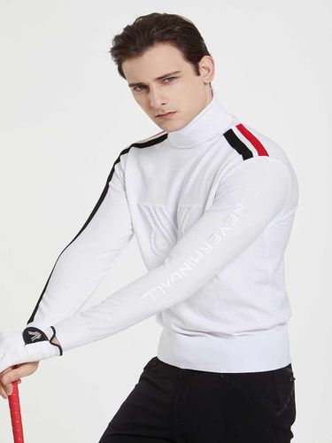 Sporining Long Turtleneck Sweater_NM05WSW753WH - NEVERMINDALL - Modalova