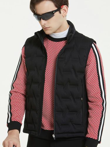 Hot Melt Goose-Down Vest_NM01WVE114BK - NEVERMINDALL - Modalova