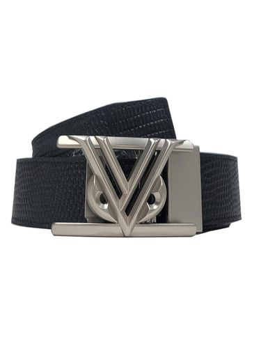 VOVO Matte Buckle Leather Belt_NU00EAC022BK - NEVERMINDALL - Modalova