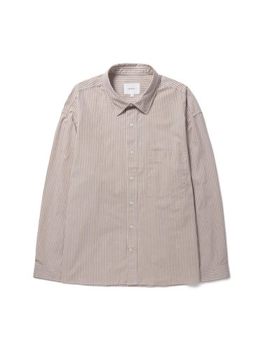 Oversized Fit Cotton Stripe Shirt - EPIGRAM - Modalova