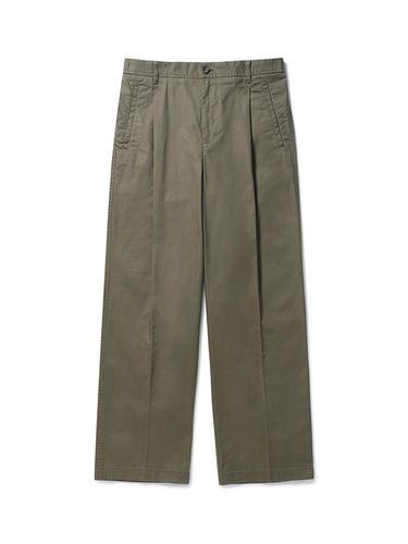 One-tuck cotton wide pants - EPIGRAM - Modalova