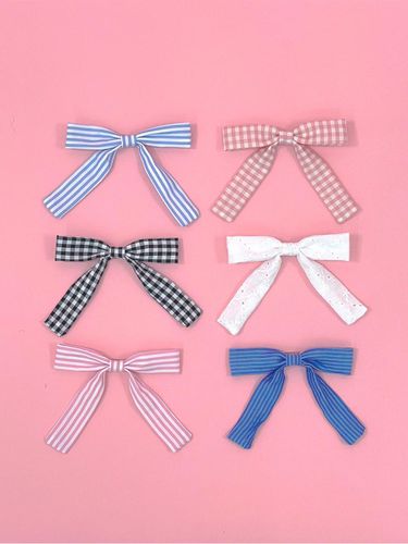 FABRIC RIBBON BROOCH - frilca - Modalova