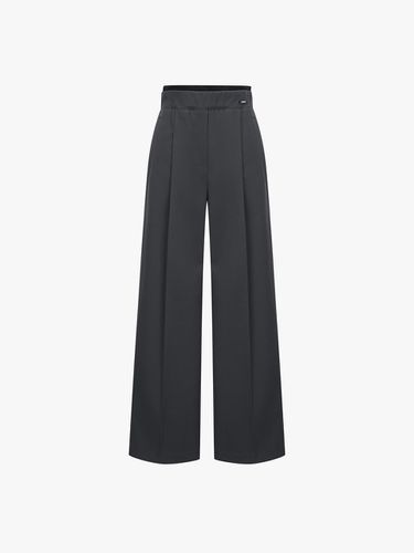 Double Waist E-Band Pants (2 COLOR) - itMICHAA - Modalova