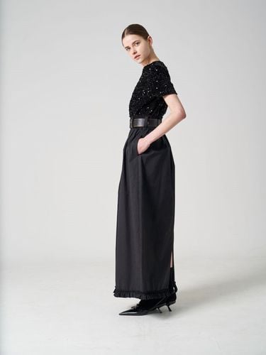 Smoking poplin long skirt - studio paul&company - Modalova