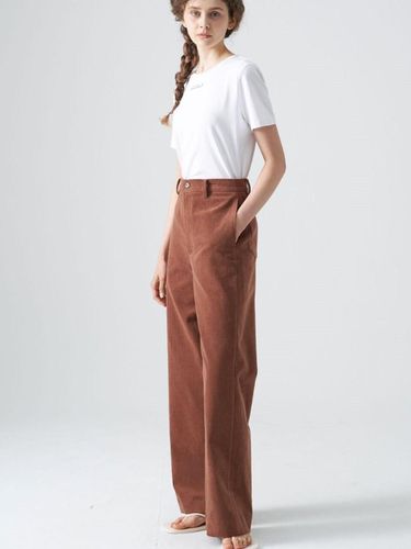 Corduroy pants_Brown - studio paul&company - Modalova