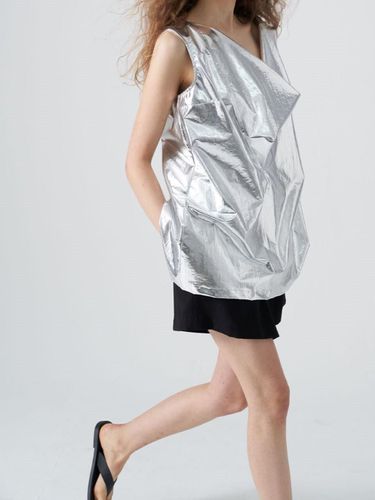 Sleeveless top_Silver - studio paul&company - Modalova