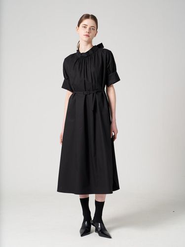 Poplin ribbon long dress - studio paul&company - Modalova