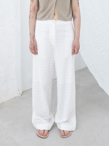 Drow eyelet pants - Monochrome - Modalova