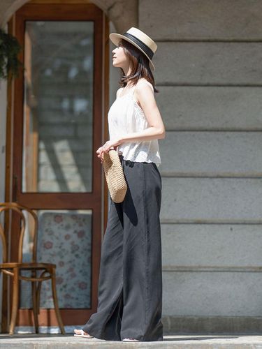 From One Tuck Wide Pants - color by number - Modalova