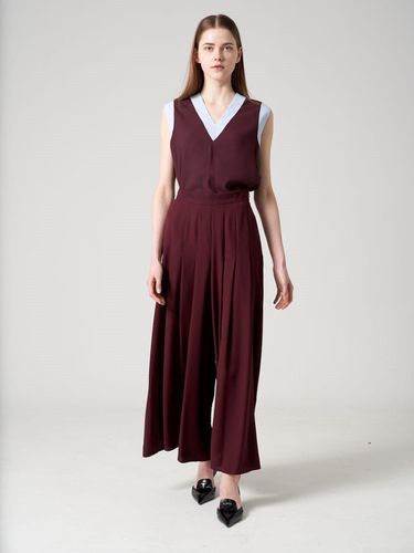 Pleated wide trousers - studio paul&company - Modalova