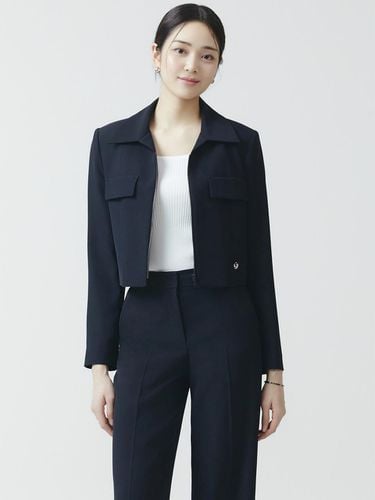 Zip-Up Cropped Set-Up Jacket ITO4YJK200 - itMICHAA - Modalova