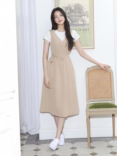 Sleeveless Layered dress ITO8ZOP720 - itMICHAA - Modalova