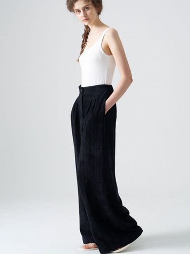 Corduroy pants_Black - studio paul&company - Modalova