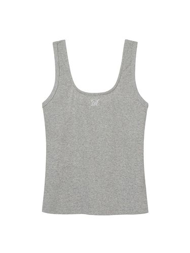 AB SQUARE TANK TOP (GREY) - 2000 Archives - Modalova