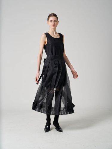 Organza pleated Wrap skirt (pareo) - studio paul&company - Modalova