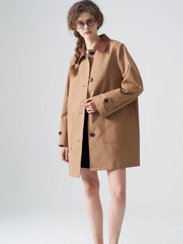 Cotton bio harf coat_Brown - studio paul&company - Modalova