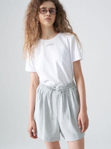 String linen shorts_Skyblue - studio paul&company - Modalova