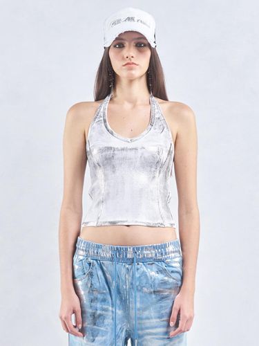 HALTERNECK TANK TOP (WHITE) - 2000 Archives - Modalova