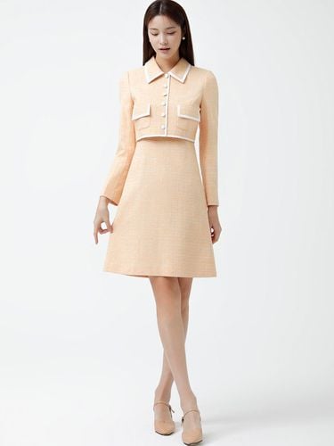 Block Tweed dress ITN3WOP610 (2 COLOR) - itMICHAA - Modalova