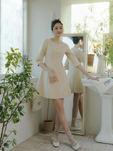 IT MICHAA [イミシャ] Belted mini one piece IT MICHAA Belted Dress | Modalova