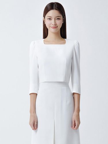 ItMICHAA Square Neck Cropped Blouse - itMICHAA - Modalova