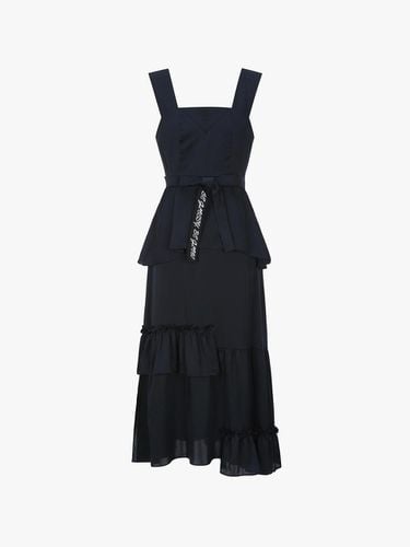 Layered dress ITN3WOP750 (DARK NAVY) - itMICHAA - Modalova