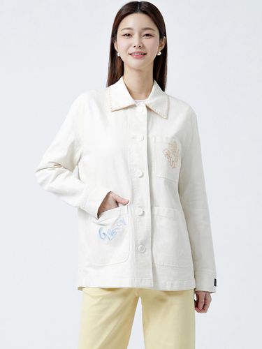 Multi-embroidered Linen Jacket ITN3WJK700 - itMICHAA - Modalova